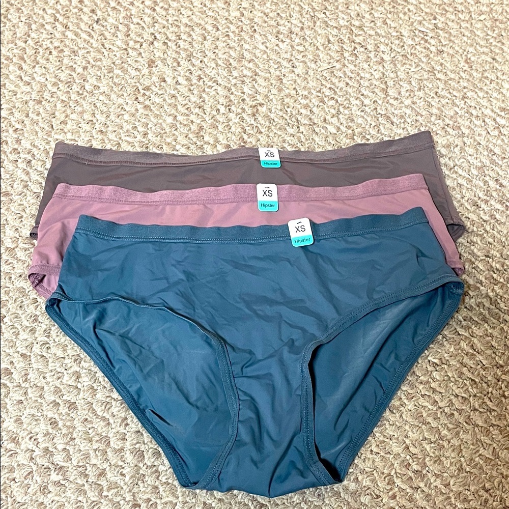 Maurice’s size XS Blue, Light Purple, Purple Hipster No Show No Lines Panties